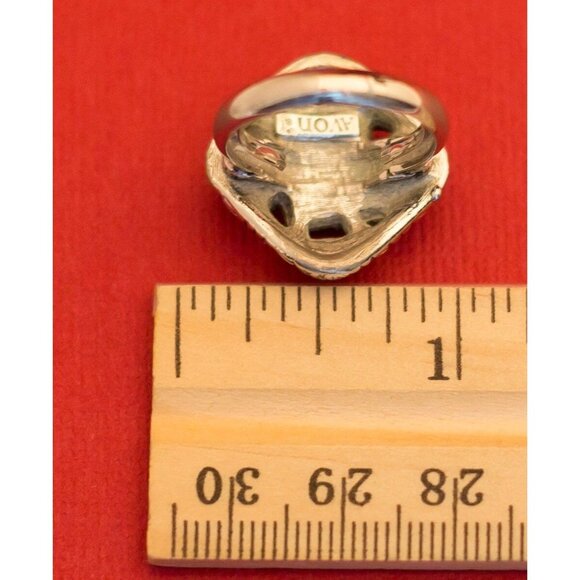 Vintage Southwestern Style Ring by Avon Size 6.25 - F3 - Picture 3 of 3